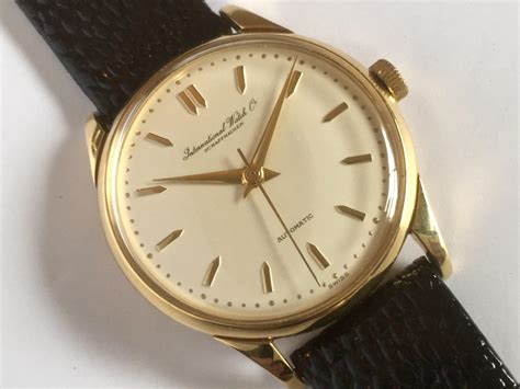 iwc gold watches for sale|IWC gold watch vintage.